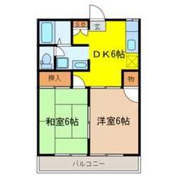 文化ハイツの物件間取画像